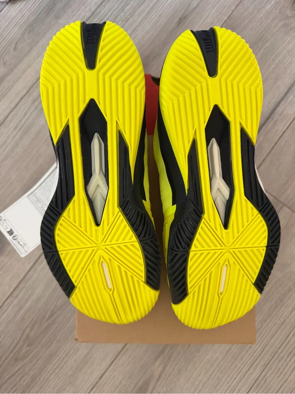 Wilson Rush Pro 4.0 Men's Tennis Shoes - Yellow/Black/White